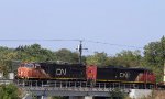 Canadian National 5727 heads westbound at Matteson Illinois